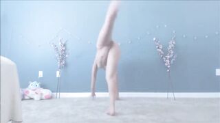 Naked Handstand & Splits 2