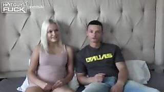 Teen BodyBuilder Fucks Blondie With Nice Cone Titties - Group Sex