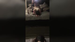 Couples Gone Wild: Grinding on his cock