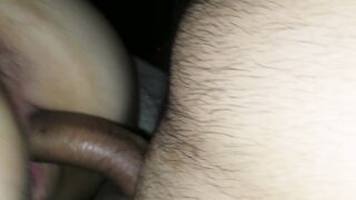 Made daddy cum so hard he got it in my hair - Couples