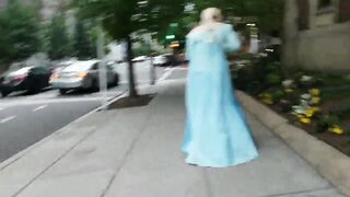 Gone Wild Public: How can I compete with Elsa? Oh, Cute ass flash!