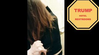 Hair Pulling: In public restrooms in Trump hotel Las Vegas