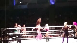 Glad Confused Gals: WWE Alexa Bliss receives confused in front of a live crowd