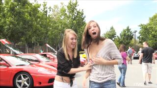 Glad Confused Gals: Revealing her ally's boob at the car show