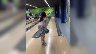 Even her bowling has to be sexual haha