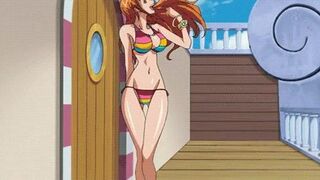 [One piece] Nami swaan has a perfect body. Her midriff made me soo hard.