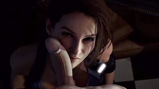 Jill Valentine from Resident Evil in augmented look - Animations