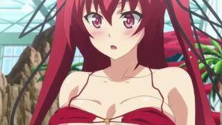 Mio's wardrobe malfunction [Shinmai Maou no Testament] - Anime Plot