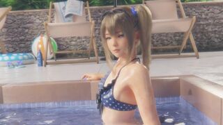 Marie Rose Wardrobe Malfunction Getting Out Of The Pool - 3D animated
