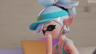 Marie And Callie Gets Creampied (Redmoa) [Splatoon] - 3D animated