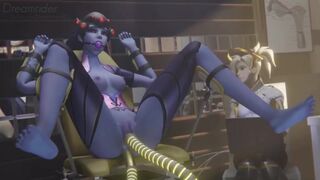 Widowmaker with Mercy (Dreamrider) - 3D animated