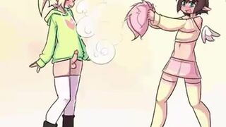 I love when thoodie does little animations <3 - Animated cumshots