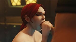 Girl gets facial (Zmsfm) [World of Warcraft] - Animated cumshots