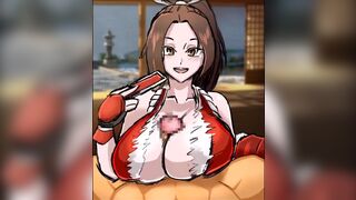 She is having a great time! - Animated cumshots
