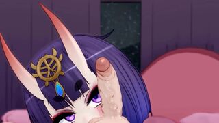 Shuten Douji (mantis x )[Fate Grand Order] - Animated cumshots
