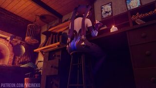 Mona ritual ( vicineko )[genshin impact] - Animated cumshots