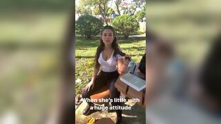 When she's little with a huge attitude - Angie Varona