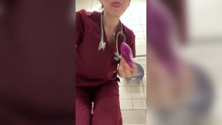 Being plugged makes the shift pass quicker - Anal Gone Wild