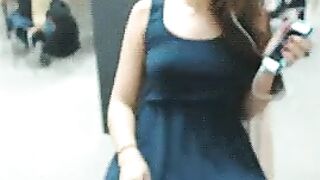 This nerd wants to show it all and play with herself in a public place - Flubbing Boners