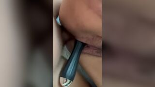 Anal and toy in the pussy