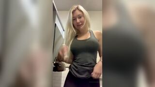 Stunning blonde - Amazing Tits