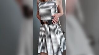 I love slipping off my dress after work - Amateur