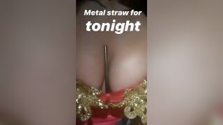 Metal Straw & titties - Amanda Cerny
