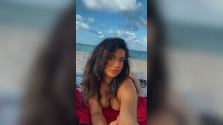 Alishba at Miami beach