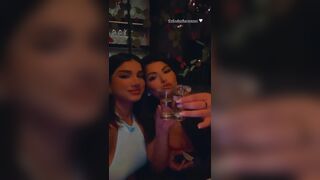 Hottie Alishba drinking tequila with her friends