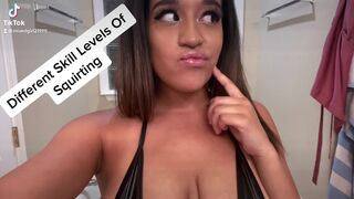 Different skill level of squirting... - Alexis Sky