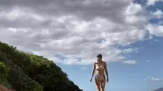 At the Beach - GIF - Alexandra Daddario