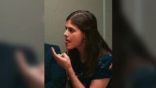 Showing us how its done. - Alexandra Daddario