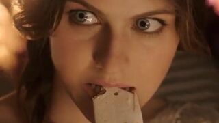 She can make biting a candy bar look sexy - Alexandra Daddario