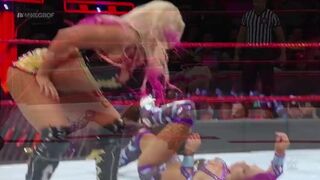 Alexa squeezing her ass (upscaled) - Alexa Bliss’s booty