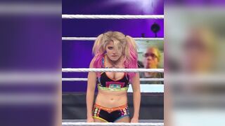 Alexa looking possessed in last years Royal Rumble - Alexa Bliss