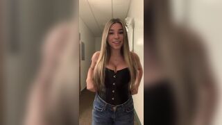 Dance with a ton of cleavage - Alexa Figueroa
