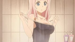 Slippery relationship between Chika and Kaguya in the shower [Kaguya-sama: Love is War | OAV] - Anime