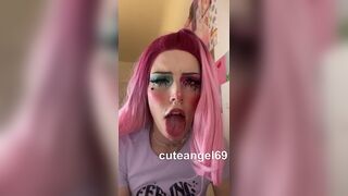 aftermath after a face fuck ^.^ - Ahegao Girls