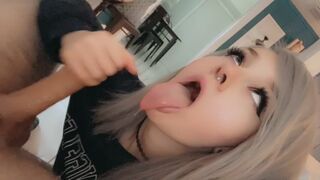 If I begged you for cum would you give it to me? - Ahegao Girls