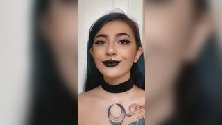 Gothic girl special for you - Ahegao IRL