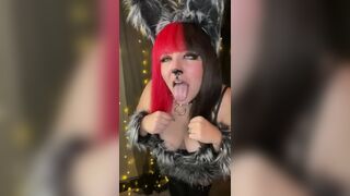 Would you adopt a werewolf? - Ahegao IRL