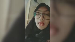 Would you fill my Muslim mouth and throat? Please? - Ahegao IRL