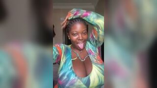 The way she grabs them titties - Real African Curves