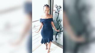 Her Booty Is Eating Up That Dress - Real African Curves