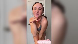 What do you think of my shy boob flash at the end - Adorable