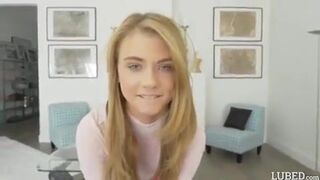 Cute Blonde Gets Fucked and Creampied