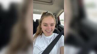 showing my tits on the road - Adorable Girls
