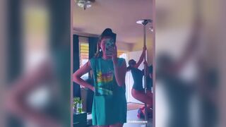 Dancing On a stripper pole - Addison Rae