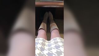 The season of sweater dresses, suede boots and stockings is almost over... (FEMALE)44