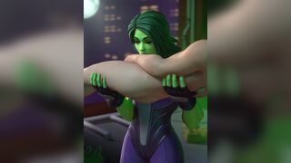She-Hulk - Sexercise (DrDabblur) [Marvel]